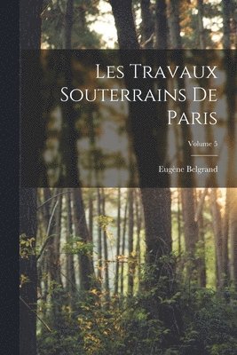 bokomslag Les Travaux Souterrains De Paris; Volume 5