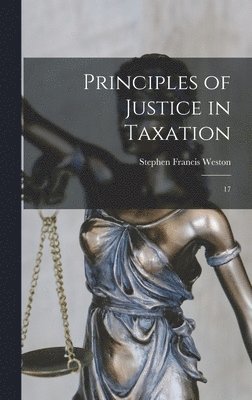 bokomslag Principles of Justice in Taxation