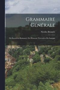 bokomslag Grammaire Gnrale