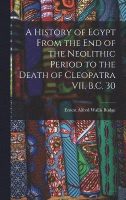 bokomslag A History of Egypt From the End of the Neolithic Period to the Death of Cleopatra VII, B.C. 30