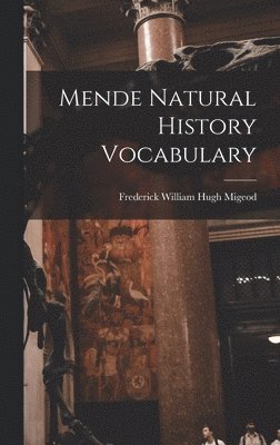 bokomslag Mende Natural History Vocabulary