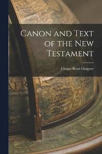 bokomslag Canon and Text of the New Testament