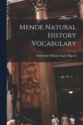 Mende Natural History Vocabulary 1