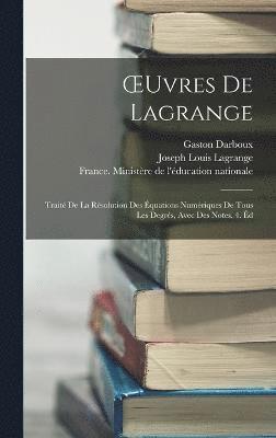 OEuvres De Lagrange 1