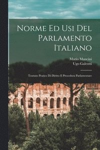 bokomslag Norme Ed Usi Del Parlamento Italiano