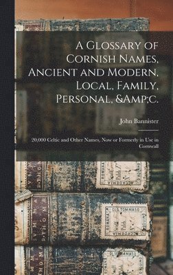 Glossary of Cornish Names, Ancient and Modern, Local, Family, Personal, &c.