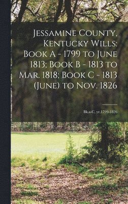 Jessamine County, Kentucky Wills 1