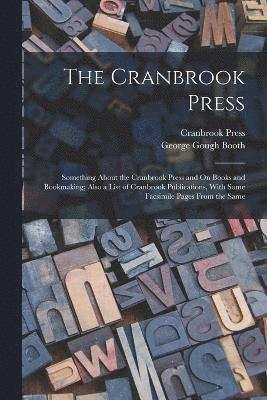 bokomslag The Cranbrook Press