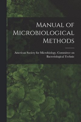 bokomslag Manual of Microbiological Methods