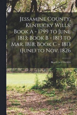 bokomslag Jessamine County, Kentucky Wills