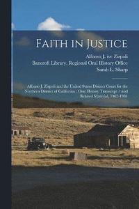 bokomslag Faith in Justice