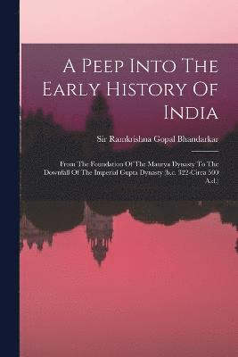 bokomslag A Peep Into The Early History Of India