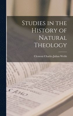 Studies in the History of Natural Theology 1