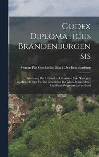 bokomslag Codex Diplomaticus Brandenburgensis