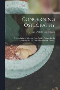 bokomslag Concerning Osteopathy