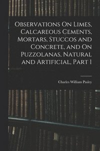 bokomslag Observations On Limes, Calcareous Cements, Mortars, Stuccos and Concrete, and On Puzzolanas, Natural and Artificial, Part 1