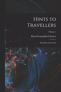 bokomslag Hints to Travellers