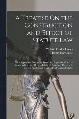 bokomslag A Treatise On the Construction and Effect of Statute Law