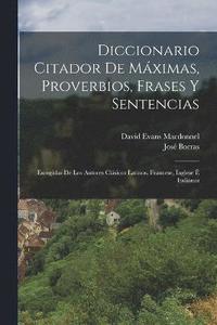 bokomslag Diccionario Citador De Mximas, Proverbios, Frases Y Sentencias