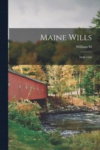 bokomslag Maine Wills