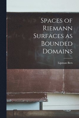 Spaces of Riemann Surfaces as Bounded Domains 1