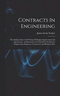 bokomslag Contracts In Engineering