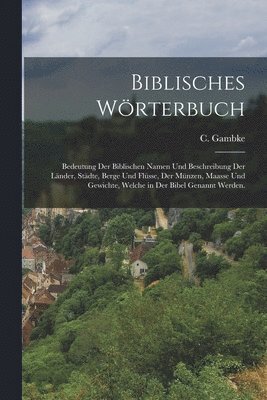 Biblisches Wrterbuch 1