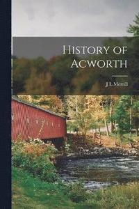 bokomslag History of Acworth