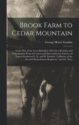 bokomslag Brook Farm to Cedar Mountain