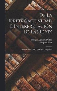 bokomslag De La Irretroactividad E Interpretacin De Las Leyes