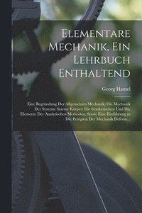 bokomslag Elementare Mechanik, Ein Lehrbuch Enthaltend