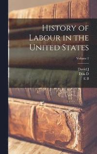 bokomslag History of Labour in the United States; Volume 2