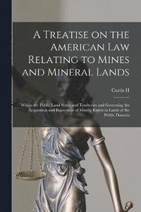 bokomslag A Treatise on the American law Relating to Mines and Mineral Lands