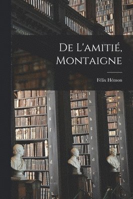 De l'amiti, Montaigne 1