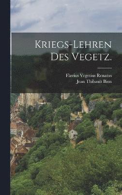 bokomslag Kriegs-Lehren des Vegetz.