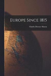bokomslag Europe Since 1815
