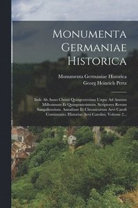 bokomslag Monumenta Germaniae Historica