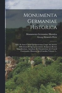 bokomslag Monumenta Germaniae Historica