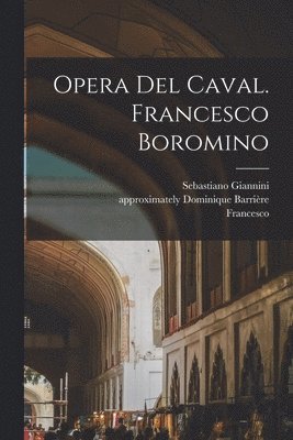 Francesco 1599-1667 Borromini, Sebastiano Giannini, Francesco Borromini, Dominique Approximately Barrie&768;re - Opera Del Caval. Francesco Boromino, Häftad