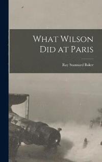 bokomslag What Wilson Did at Paris
