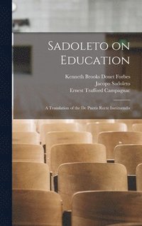 bokomslag Sadoleto on Education