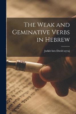 bokomslag The Weak and Geminative Verbs in Hebrew