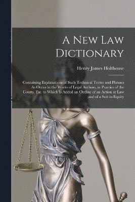 bokomslag A New Law Dictionary