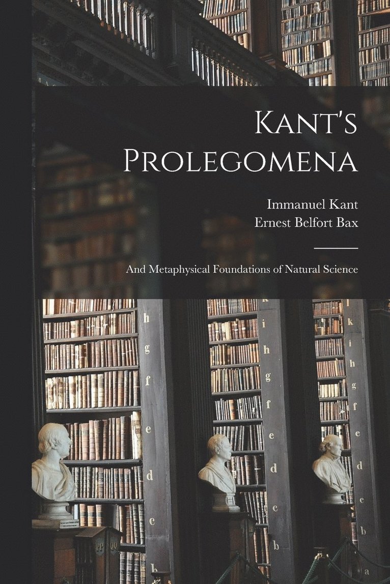 Kant's Prolegomena 1