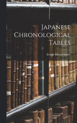 bokomslag Japanese Chronological Tables