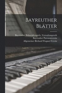 bokomslag Bayreuther Bltter