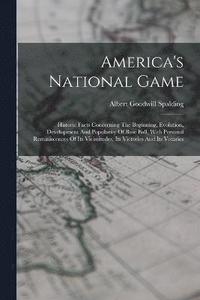 bokomslag America's National Game