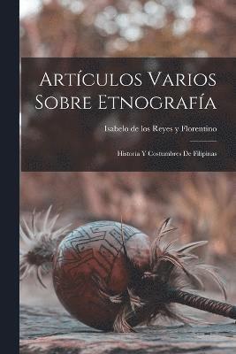 bokomslag Artculos Varios Sobre Etnografa