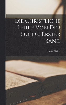 Die Christliche Lehre Von Der Snde, Erster Band 1