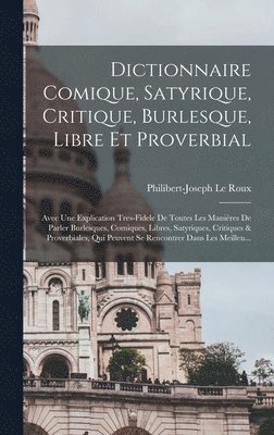 bokomslag Dictionnaire Comique, Satyrique, Critique, Burlesque, Libre Et Proverbial